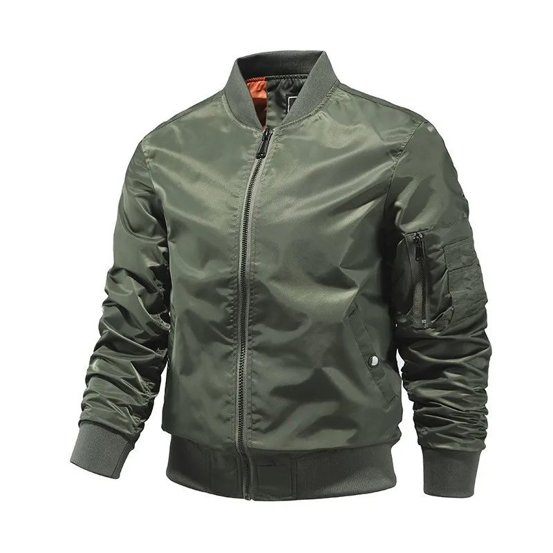 Veste Bombardier Tactique MA1 Homme - Style Armée Militaire Vintage - Pilote De Vol