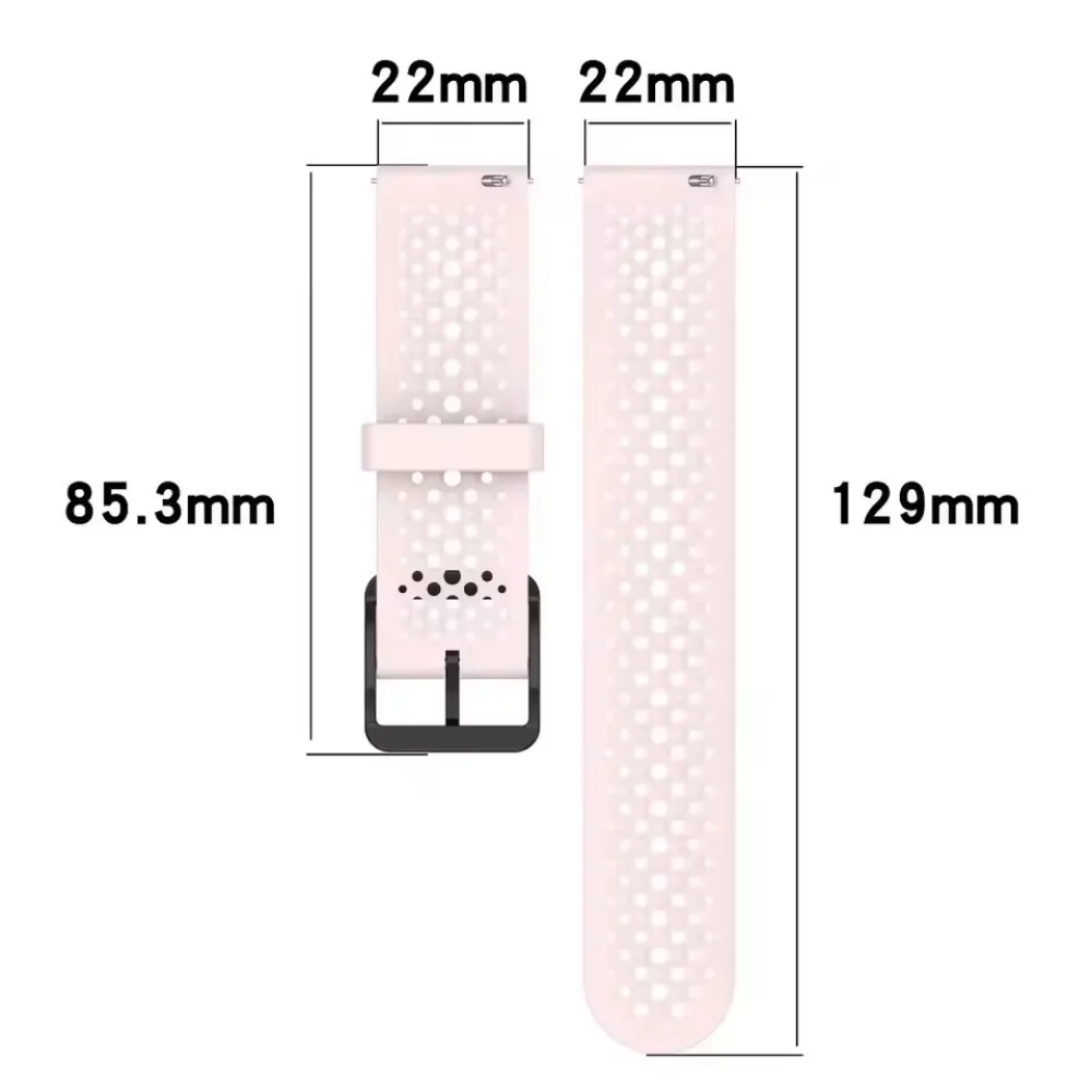 Soft Silicone Sports Strap - Comfortable & Replaceable Band for Garmin Watches