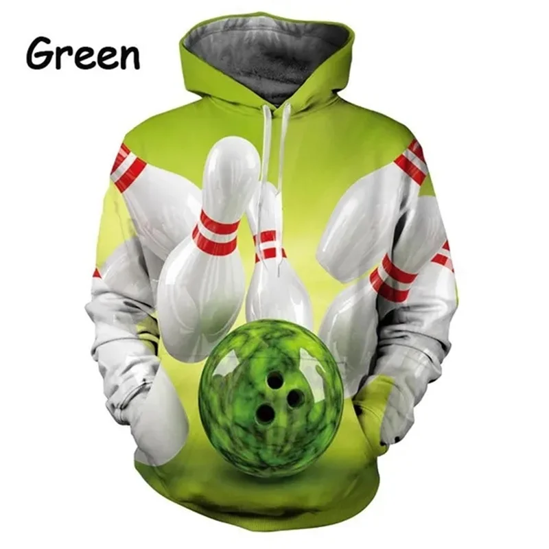 

Худи для спорта в помещении с 3D-принтом боулинга для мужчин и детей, спортивные костюмы для спортзала, женские пуловеры в стиле Харадзюку, спортивная одежда унисекс, Топ