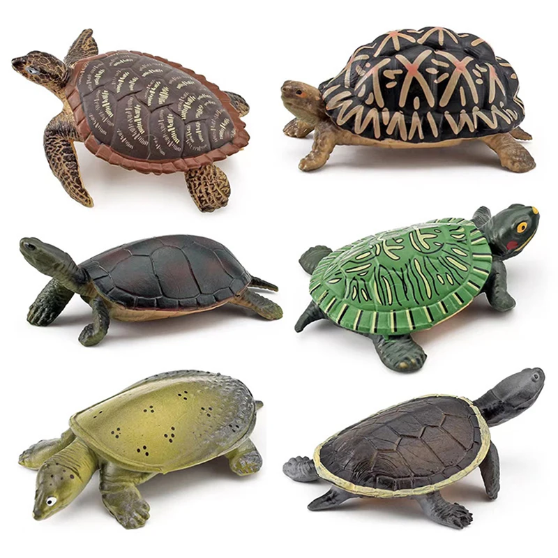 Realistic Turtle Action Figure - Kids Animal Figurines Miniature Toys Gift Ornament
