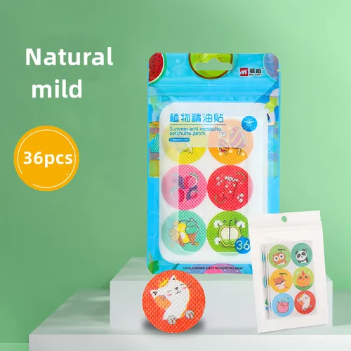 휴대용 무독성 모기 퇴치 스티커, 만화 모기 퇴치 패치 스티커 2