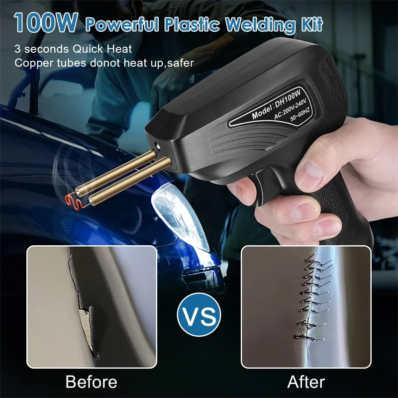 

Plastic Welder Hot Stapler Welding Machine Gun Soldering Iron for Plastic Staple PVC Repairing Machine Car Bumper Repair Tools
