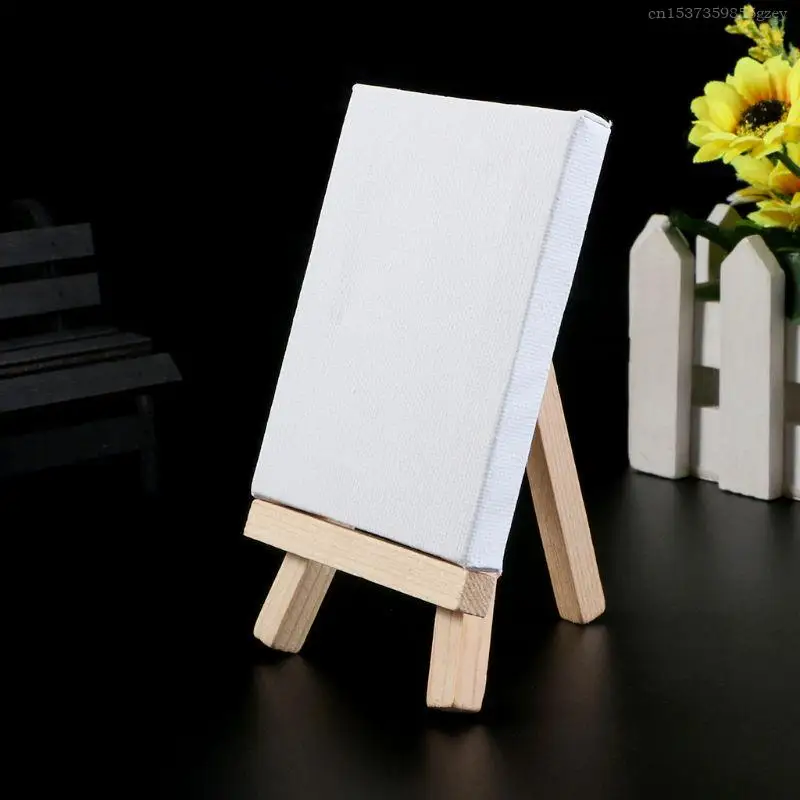 Mini Natural Cotton Easel School Kindergarten Painting Displaying Holder F0T1