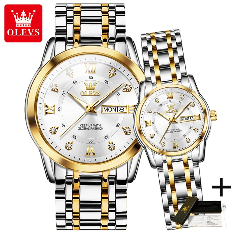 gold white box