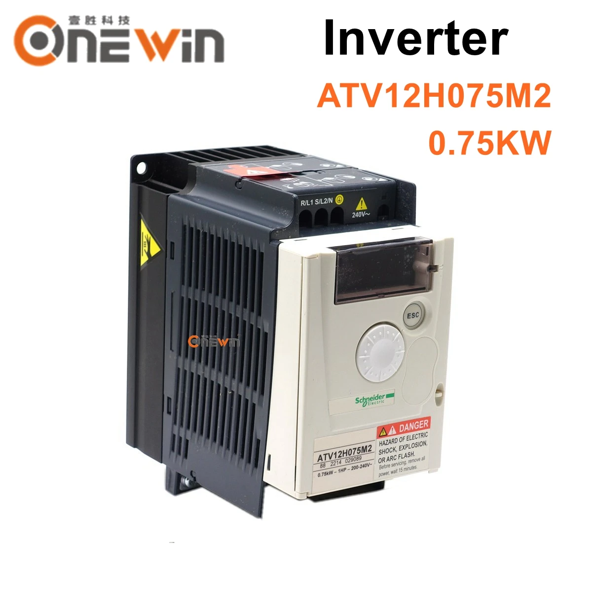 슈나이더 오리지널 주파수 인버터, ATV12H075M2 단상 220V 0.75KW ac 스피드 드라이버|목공기계 부품 ...