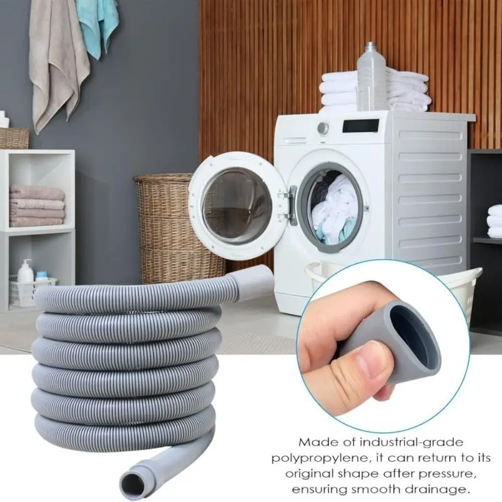 Professional EVA Washing Machine Drain Hose Corrugated Tube 1m 3m 5m Dishwasher Drain Hose Flexible Faucet Accessories Home