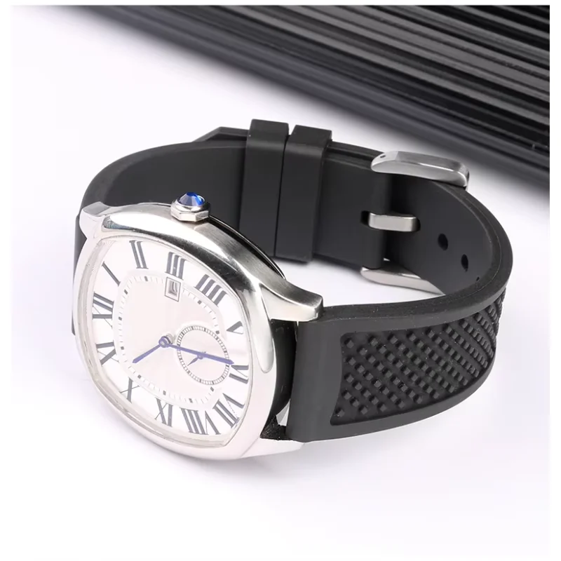 High-Quality Fluoro Rubber Silicone Watch Strap