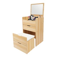 Modern Vanity Desk Vanity Desk With Makeup Stool Makeup Vanity Table  For Homes, Apartments, Dormitories 40*48*80cm 3