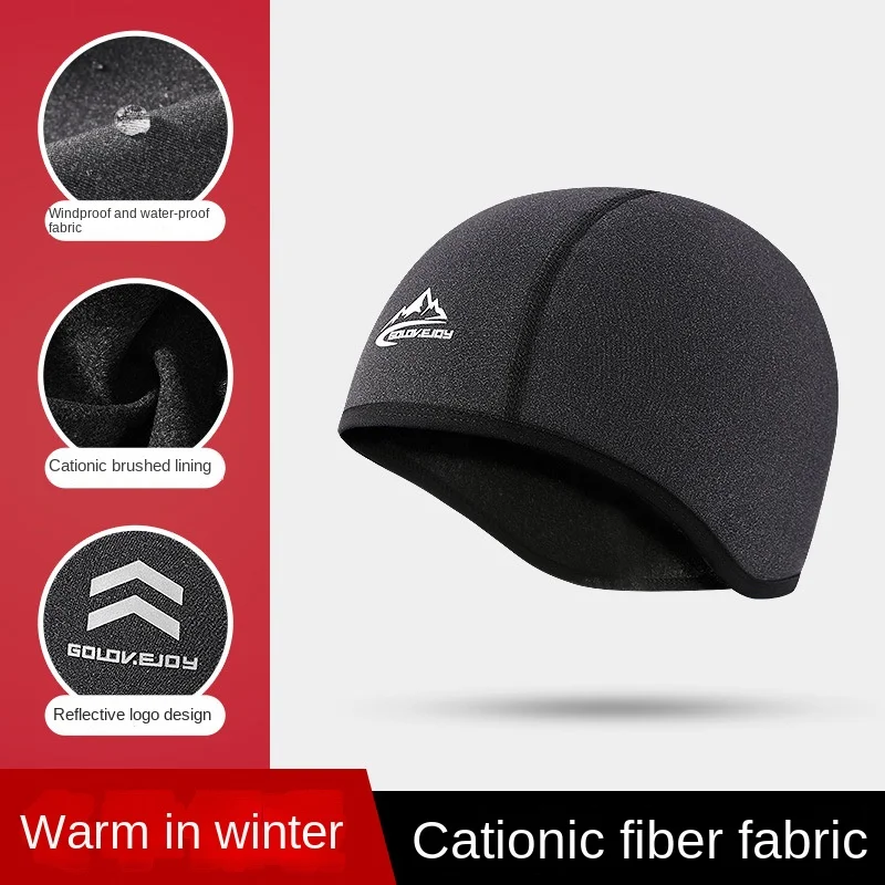 

Winter Warm Cycling Hat De Velvet Men Women Outdoor Sports Waterproof Windproof Ear Protection Cycling Beanie Trucker Hats