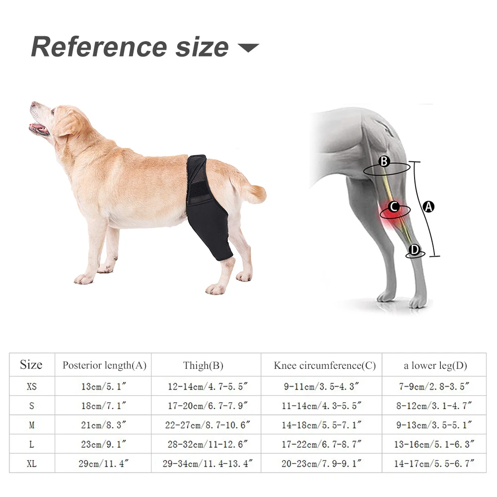 Dog Knee Brace Dog Leg Brace for Torn acl Hind Leg Dog Hip Support