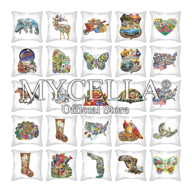 

Merry Christmas throw pillow Cushion Cover case Animal socks Home Decorative pillows for sofa fundas cojin almofadas чехлы クッション