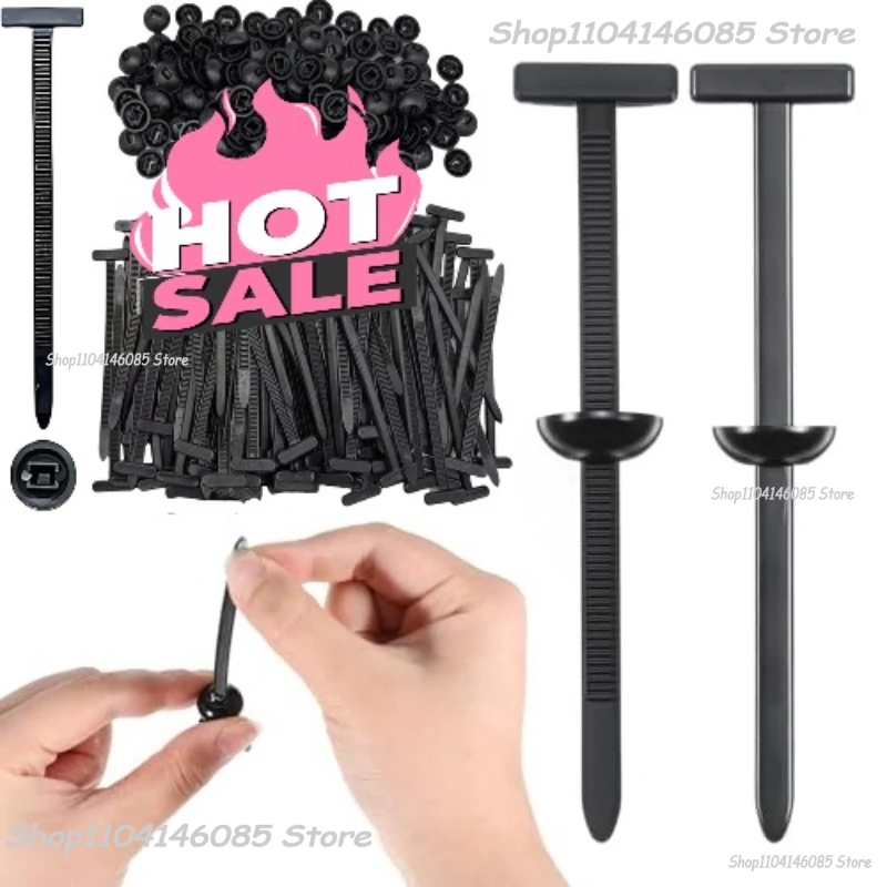 Heavy Duty Nylon Cable Ties Universal Self Locking Zip Ties for Car Repair Daily Use Office Organization Cable Marker