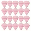 20 Pieces Black Triangle Powder Puff Makeup Puff Velour Face Cosmetic Foundation Sponge Wet Dry Makeup Tool For Makeup Starters 3