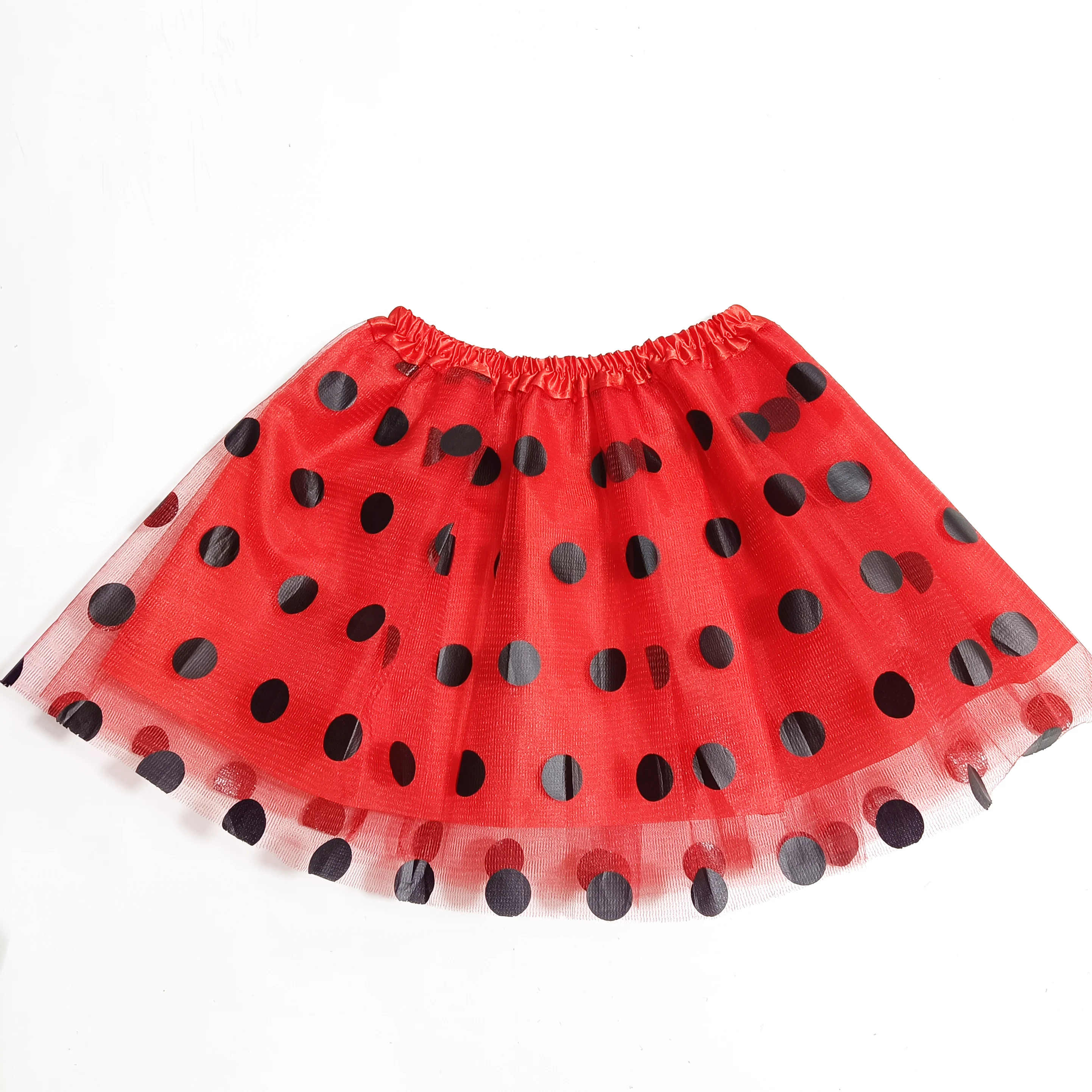 Children's mesh TUTU skirt, polka dots Skirt light and bright