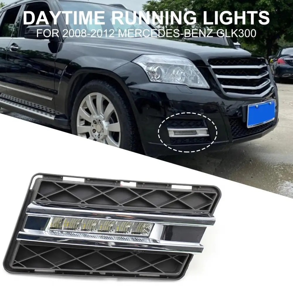

Светодиодные противотуманные фары высокой яркости для Mercedes-Benz GLK300 6000-6700, 12 В постоянного тока, 2008-2012 K, 2 шт.