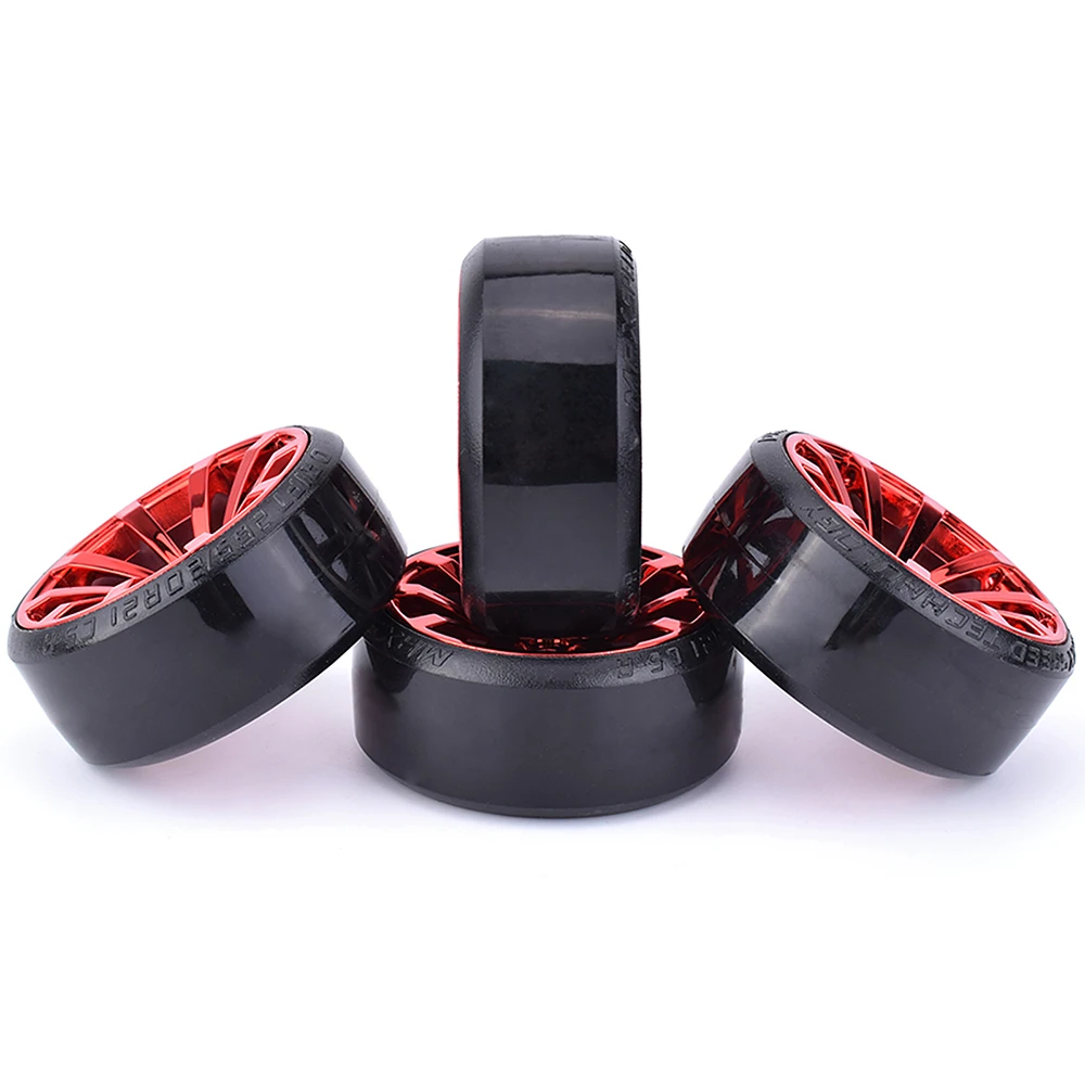 4PCS 1/10 RC Drift Cars Wheel Hub Hard Pattern Tyre for 1:10 HSP Redcat Wltoys WPL Tamiya Traxxas RC Drift Car Accessories Toys Scf6eb99a5967417da9f35c53cea22e56v
