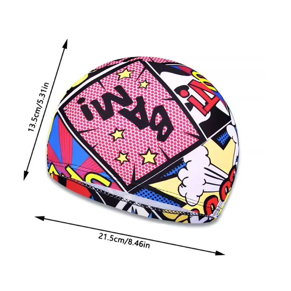 Swimming Cap Waterproof Retractable Protection Ear Long Hair Swimming Pool Bath Sports
