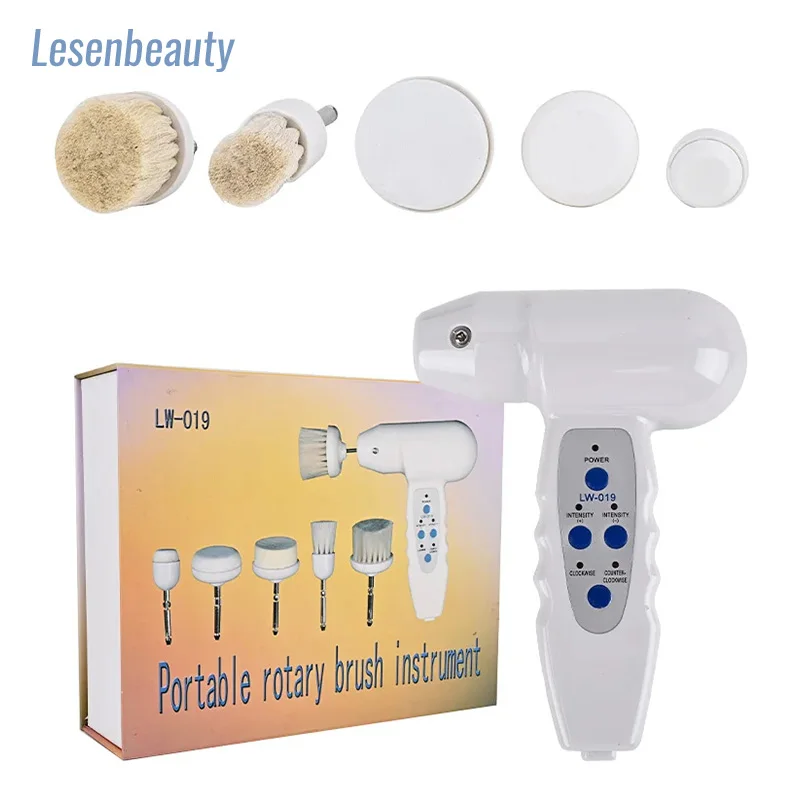 

5 in1 Electric Facial Brush Rotary Face Brush Blackhead Deep Cleansing Face Cleaner Massager Personal Home Use Skin Care Device