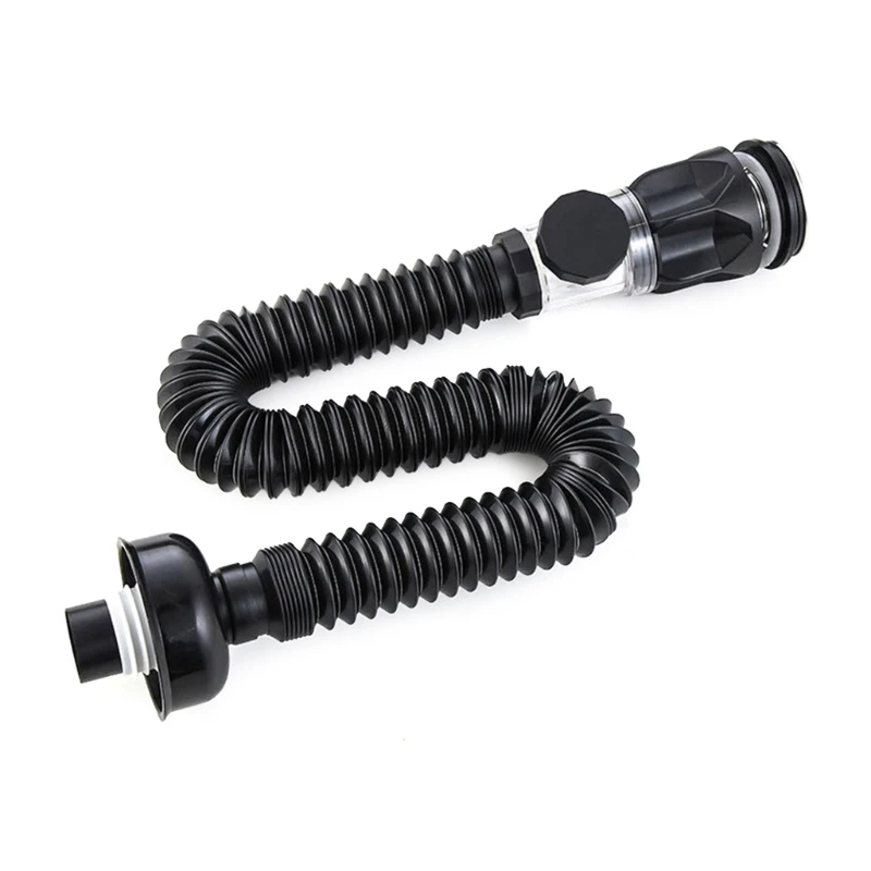 Space Saving Sink Drainer with Hair Filter Plug Hassle Frees Washbasin Drainer Vertical/Side Installation for Household