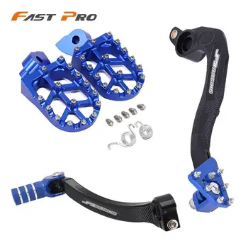 야마하 오토바이 풋 페그 시프트 레버 브레이크 페달, CNC 풋 페그 레스트, YZ250F WR250F 2010-2023 YZ250FX 2015-2023