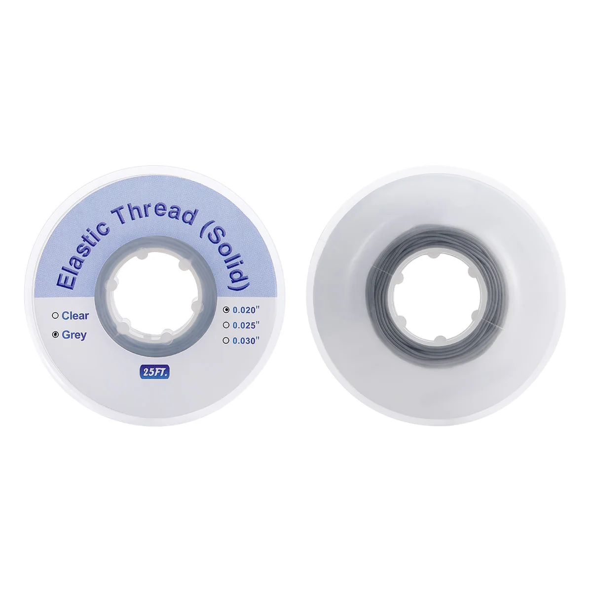 3 Rollen AZDENT Dental Orthodontic Elastic Thread Solid Traction Ligature Power Tube Wires 25 Fuß/Rolle Größe 0,020/0,025/0,030 – Detail 7