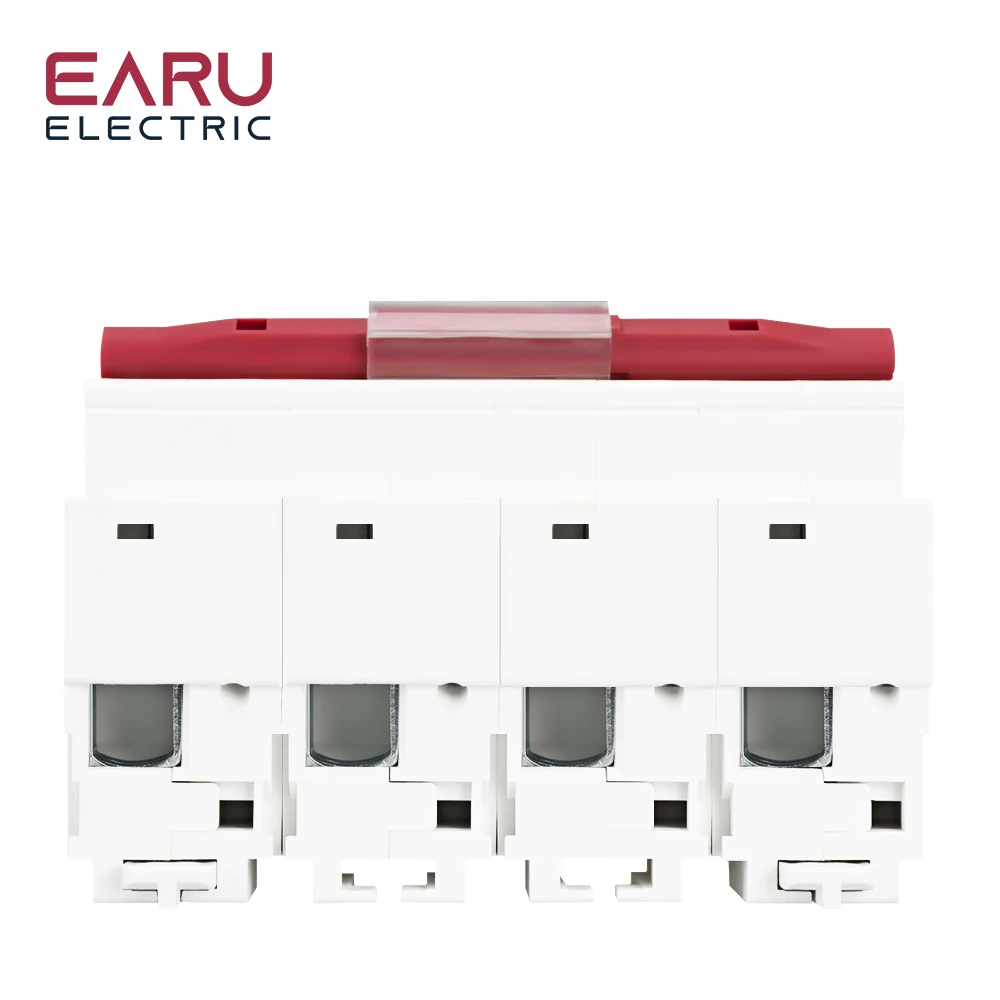 DC 1000V 1P 2P 3P 4P Solar Mini Circuit Breaker Overload Protection Switch6A~63A