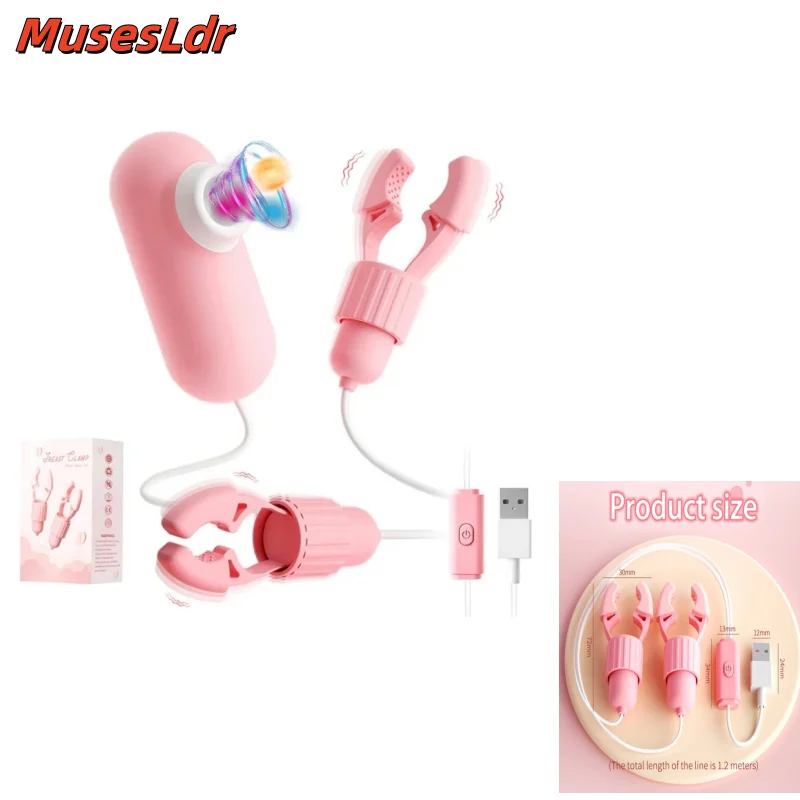 Sensitive Nipple Stimulator With Vibration - Dual-Action Pleasure Device For Women's Intimate Wellness & Massage Nipple Vibrator_voghion.com