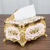 Paper Box European Living Room Simple Cute Household Paper Box Creative Coffee Table Tissue Box Bedside Cabinet Paper Box 4