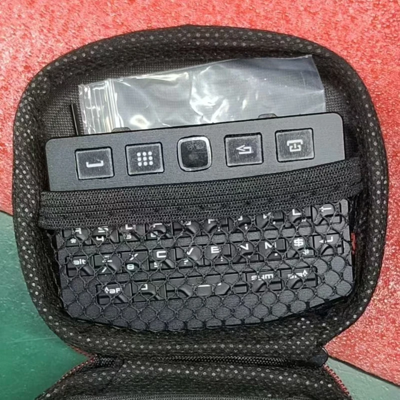 블랙베리 P9981/Q10 미니 키보드(트랙패드 포함) 블루투스 USB 듀얼 모드 Dpi 10단 속도 조정 모든 키가 충돌하지 않음