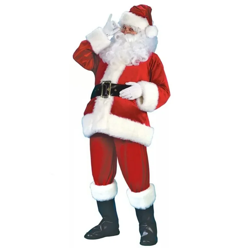 Santa Claus Costume Men Christmas Cosplay Costume