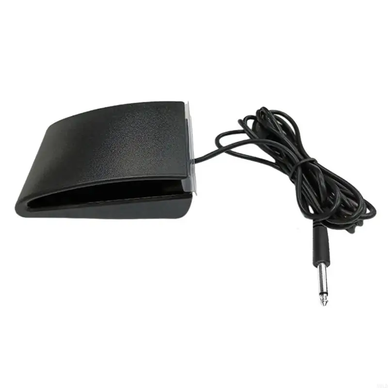 A9LD Multi Functional Sustain Pedal for MIDI Keyboards Durable Foot Pedal for Various Instruments 3.5mm/6.5mm Connector