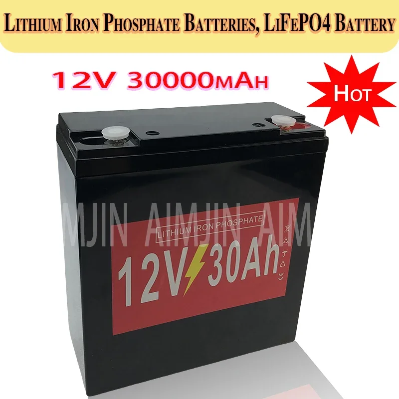 

12V 30AH LiFePO4 Battery 12v lifepo4 Battery 30AH, Battert 12v Lithium iron Ohosphate Battery 12v lithium