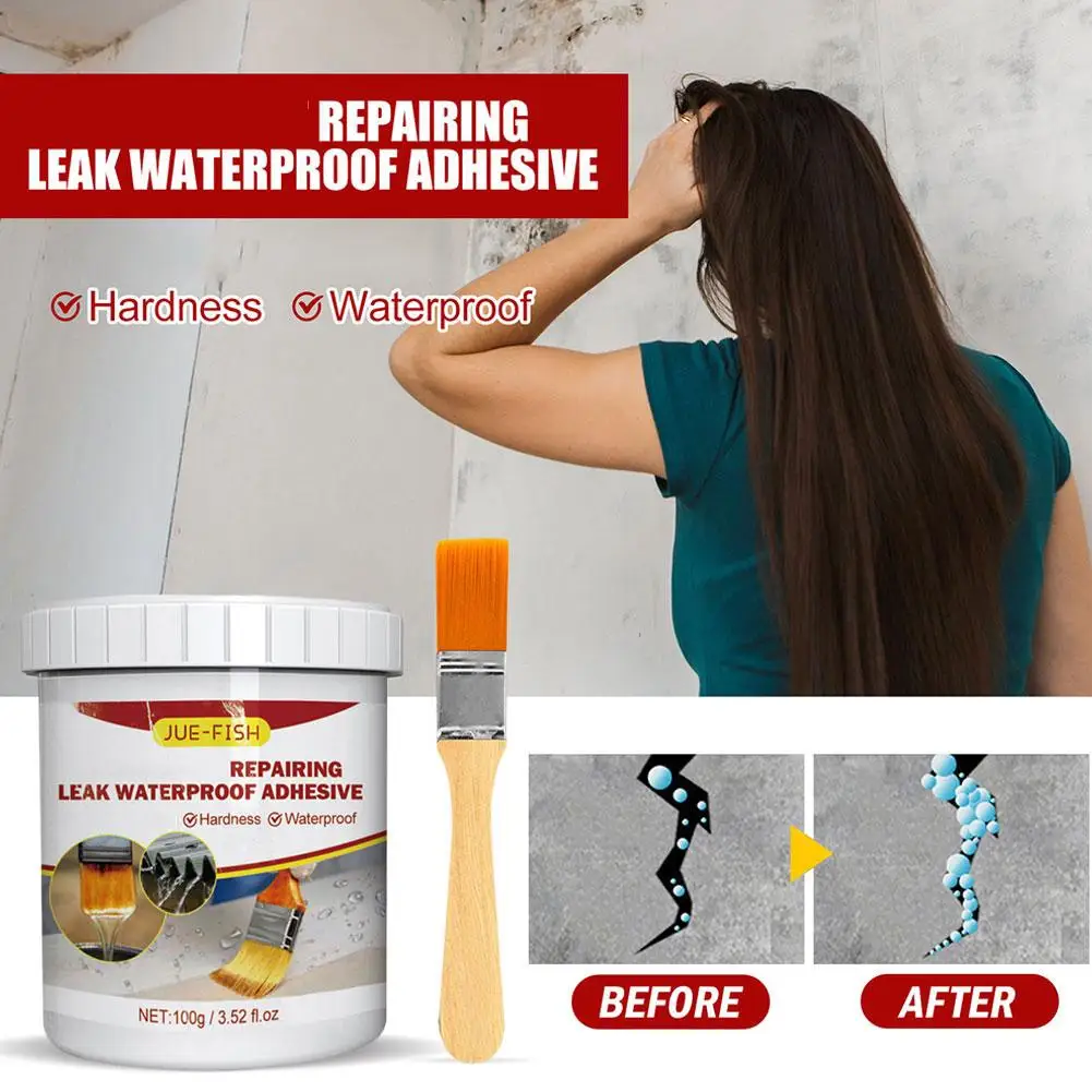 

Transparent Waterproof Glue Leak-proof Paint Leak-proofing Waterproofing Bathroom Floor Agent Penetrating U9B8