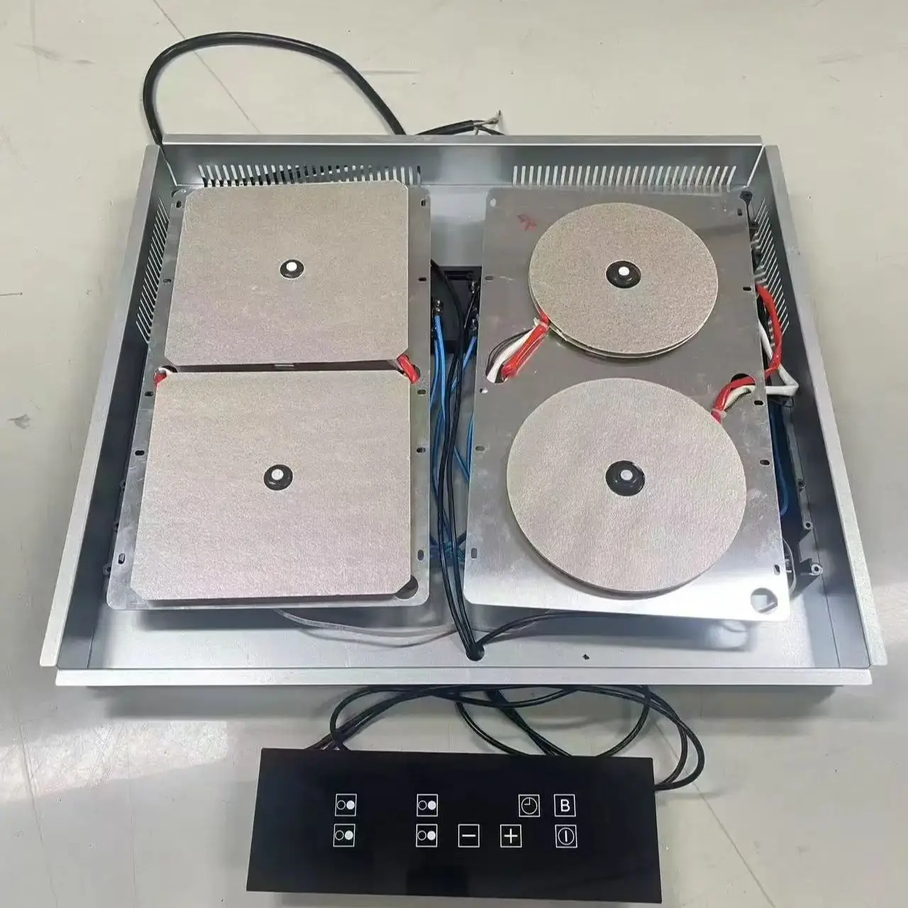 Hidden Induction Cooktop Invisible Built-In Ceramic Stove Hob under Granite Stov