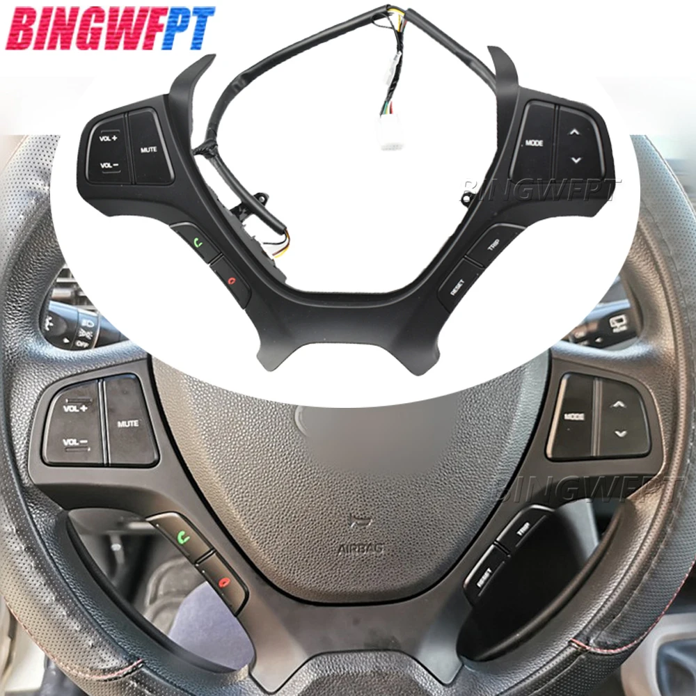 

Для Hyundai i10 2014 2015 2016 2017 i20 2015 2016 2017 2018 Высококачественная кнопка переключателя круиз-контроля на руль