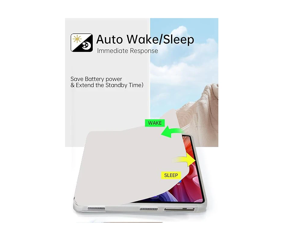 Ultra Slim Shockproof Tablet Case - Premium PU Leather Protective Cover
