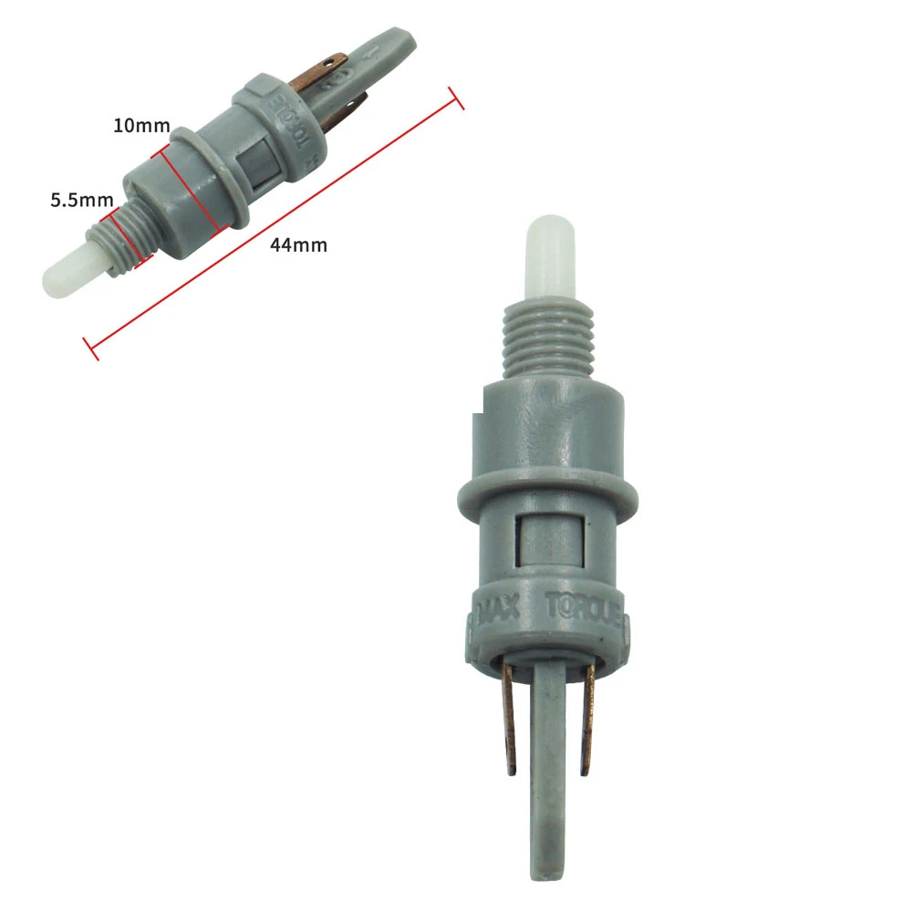 Motorcycle Brake Light Switch 6mm Motorcycle Brake Clutch Switch Motorbike Front Rear Light Rear Brake Switch Copper Plug Off-road Vehicle Accessory