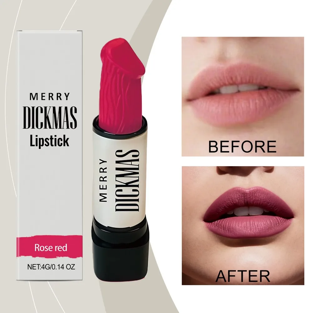 Secret Party Weihnachtslippenstift – Langanhaltender, matter Schimmer, seidig-weicher Samtlippenstift mit hoher Deckkraft – Make-up-Kosmetik für Damen_voghion.com