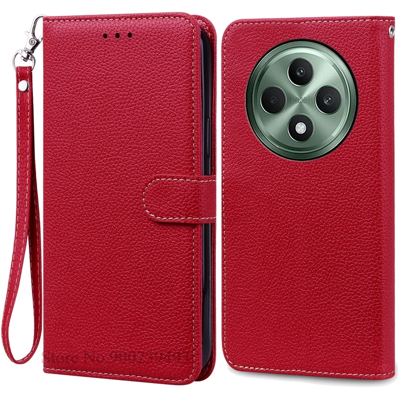 Leather Wallet Flip Cover for Oppo Reno 12 – Premium Phone Case
