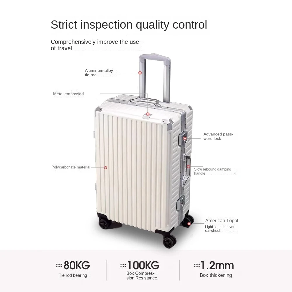 Hard Shell Suitcase With Usb Charging Port And Cup Holder_voghion.com
