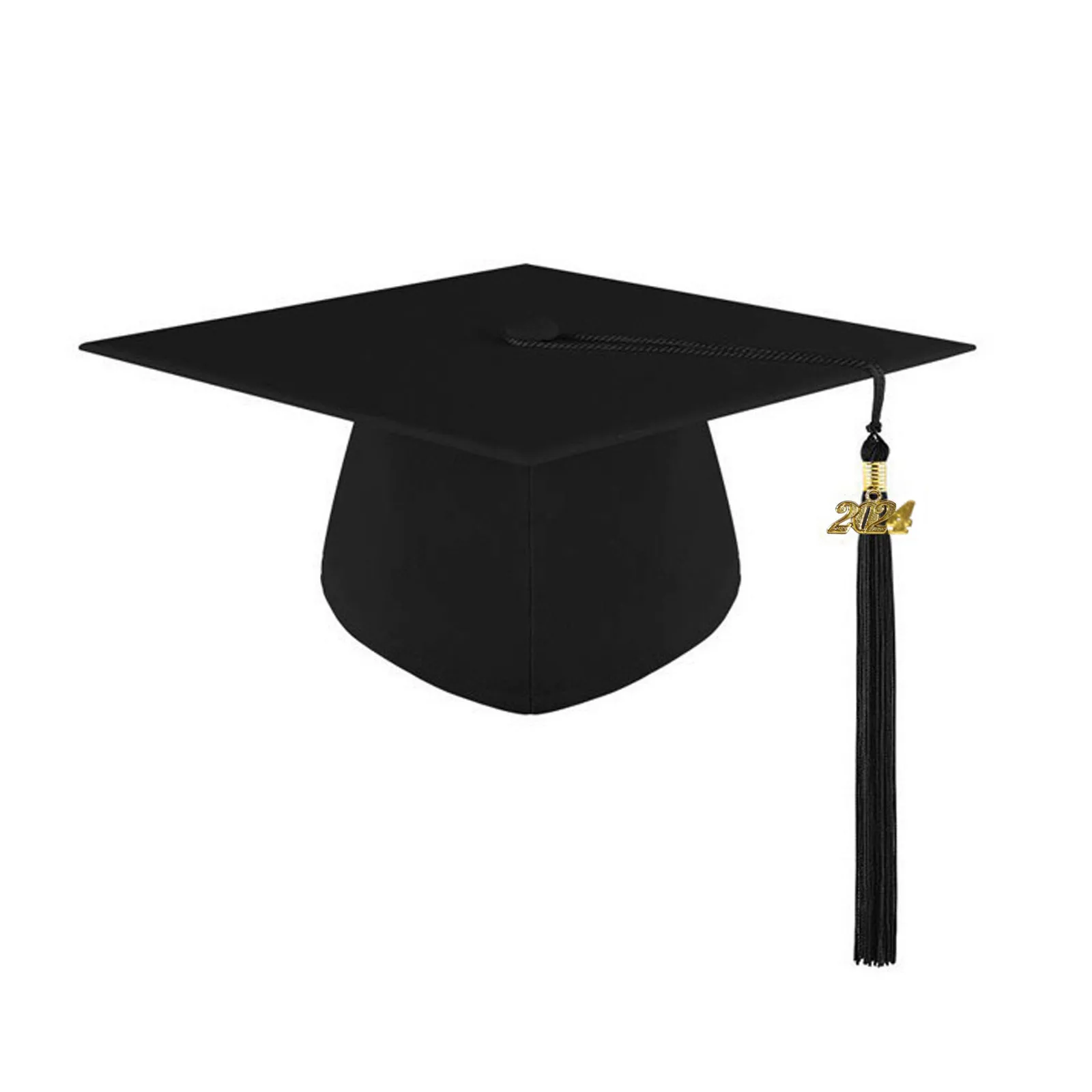 Children's Graduation Hat Tassel Girls Kindergarten Cap Tassel Elastic Preschool Graduation Cap Boys Adjustable Band kids caps