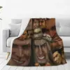 Happy Kazuma Kiryu Blankets Flannel Portable Sofa Throw Blankets For Couch Bedding Travel Throws Bedspread Quilt 2