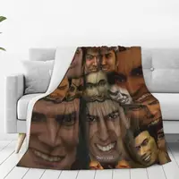 Happy Kazuma Kiryu Blankets Flannel Portable Sofa Throw Blankets For Couch Bedding Travel Throws Bedspread Quilt 2