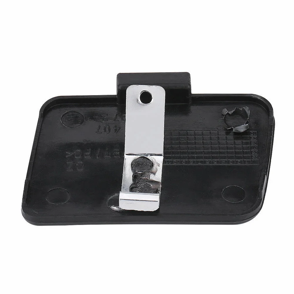 

Tow Hook Cap Towing Eye Cover Vehicle 8E0807241 Accessories Black Bumper Front Parts Replacement Trailer Cover