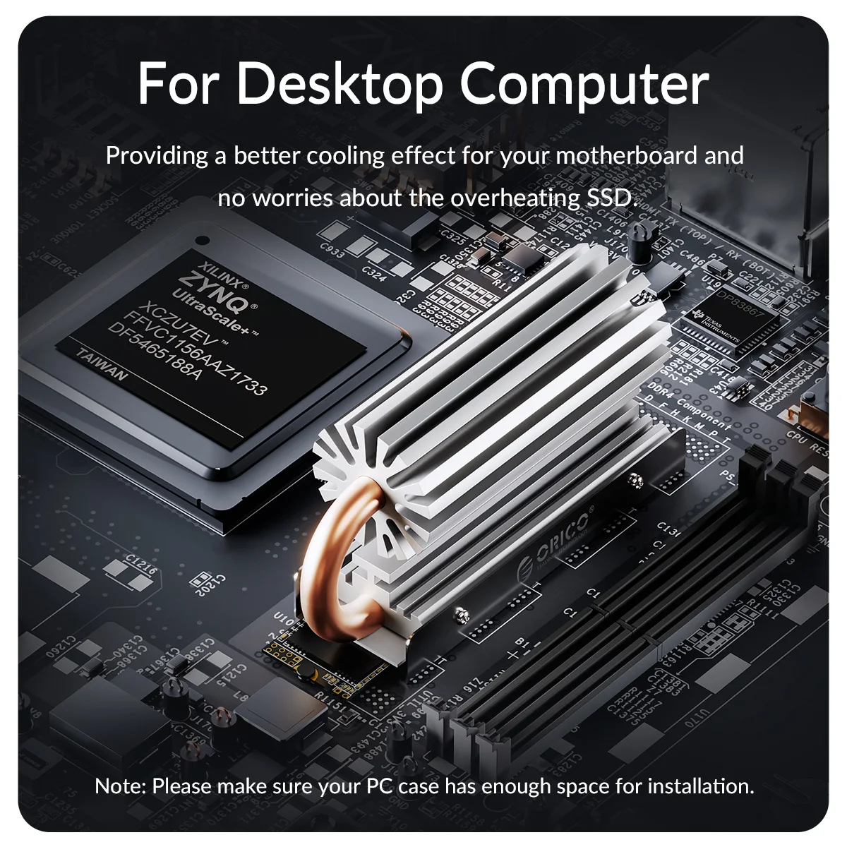 Radiador de dissipação de calor do ssd
