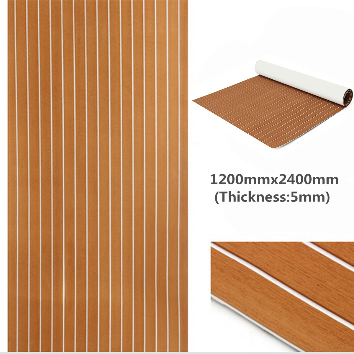 Teck EVA Mousse Bateau Yacht Plancher Auto-Adhésif Pont Tapis Pad 240 Teck EVA Mousse Bateau Yacht Plancher Auto-Adhésif Pont Tapis Pad 240