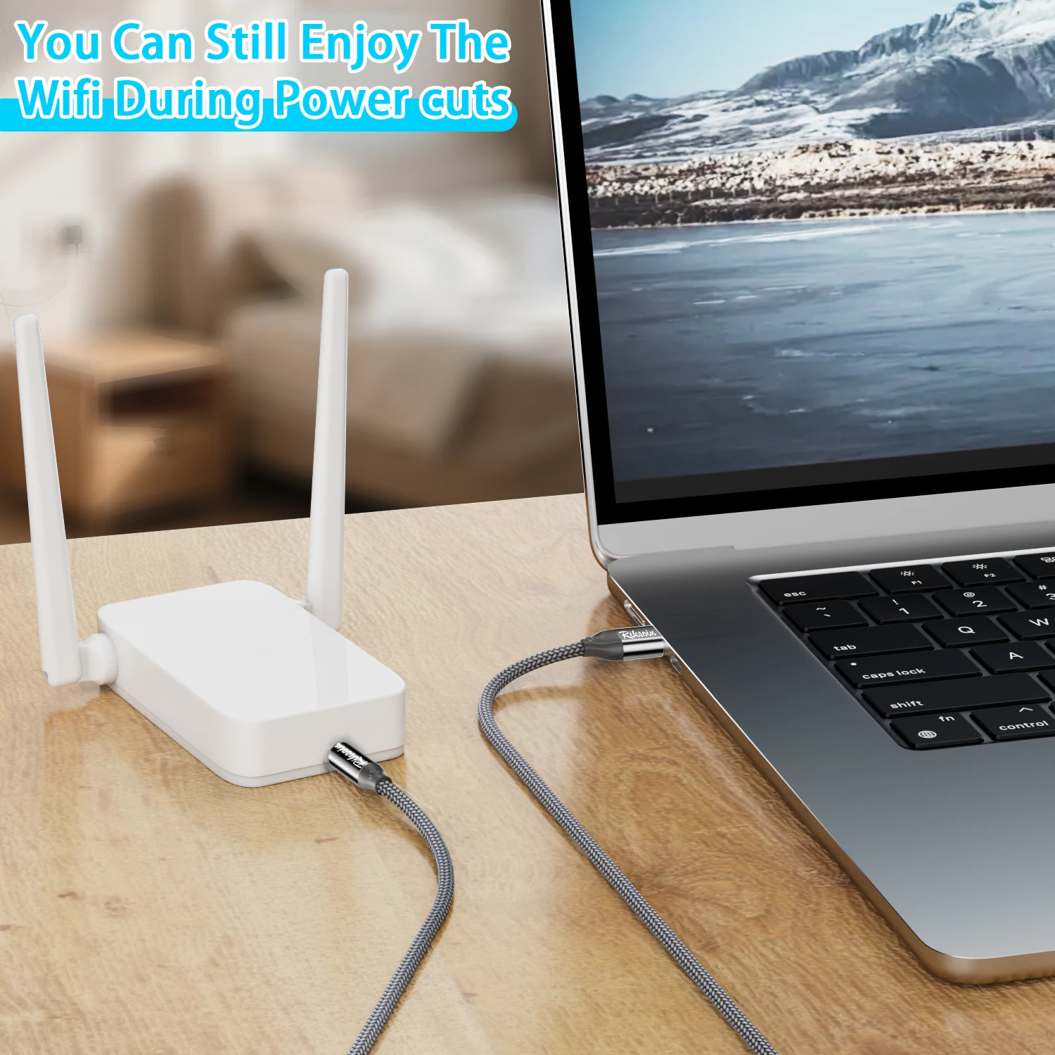 Universal USB A to DC 5.5mm Plug DC 5V Charging Cable Adapter for Router, Fibre-optic cat, and More Electronics Device - 5