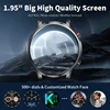 LIGE Smart Watch 1.95 inch Large Screen Bluetooth Calling Health Monitoring 500mAh Large Battery AI Voice Men Smartwatch EX100 3