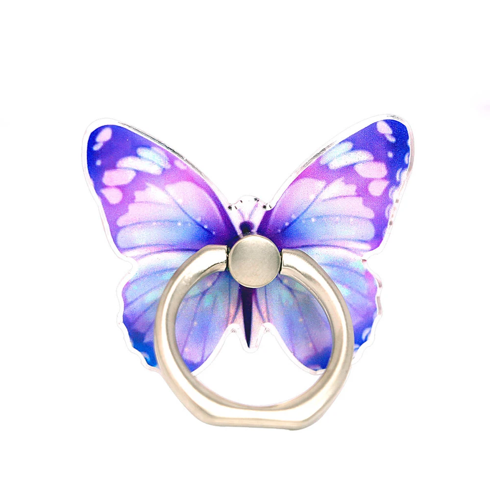 Luxury Universal Butterfly Phone Ring Holder - Elegant Adhesive Grip