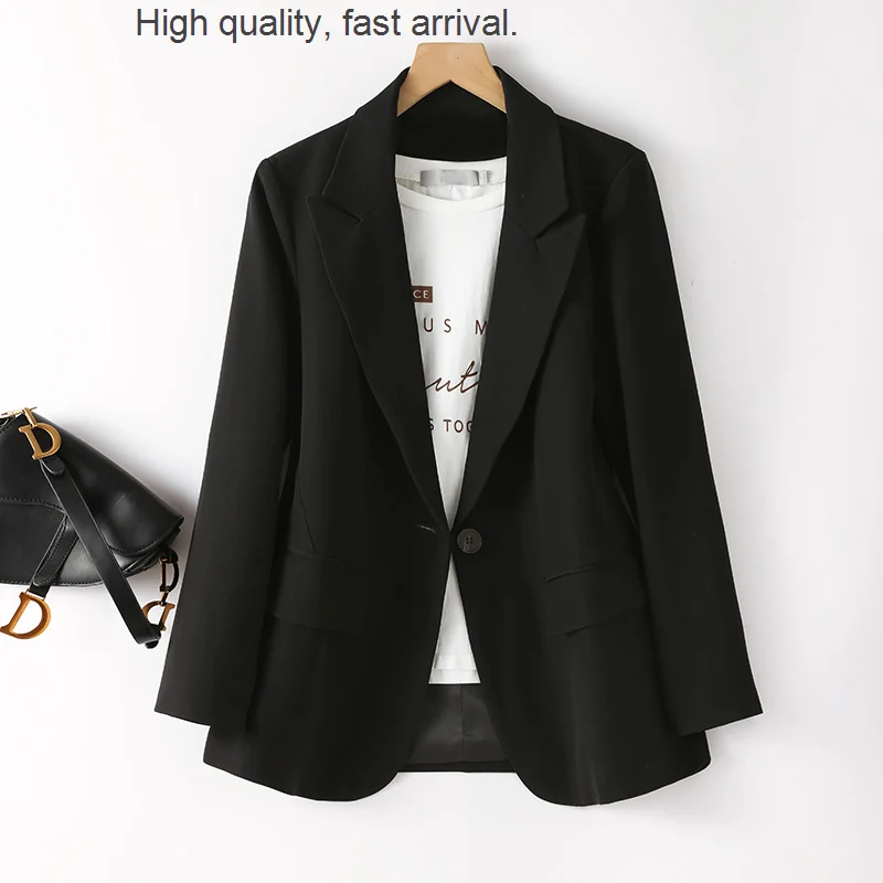 small-internet-celebrity-suit-jacket-women-'s-loose-black-business-wear-spring-and-autumn-new-elegant-drape-suit-blazer-women